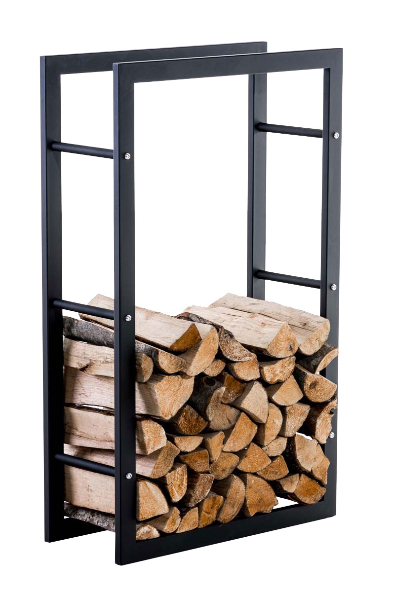 Scaffale portalegna KERI V3 nero opaco