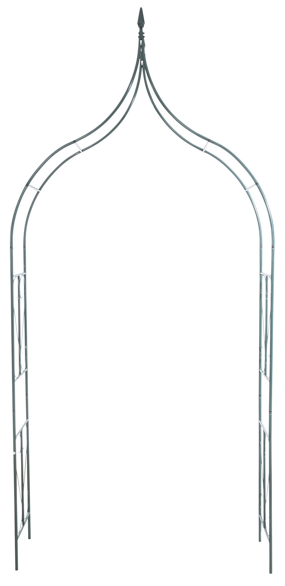 Arco da giardino in metallo verniciato a polvere