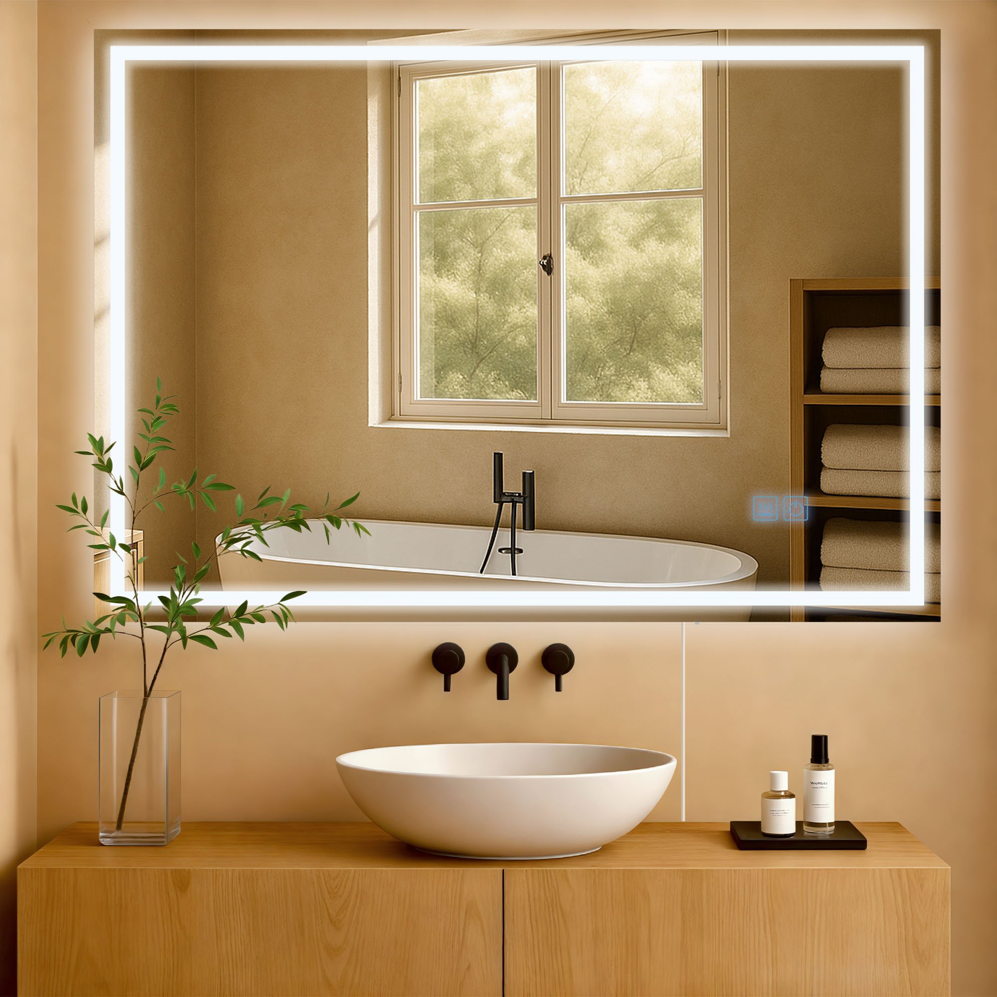 Specchio da bagno Jaffrey
