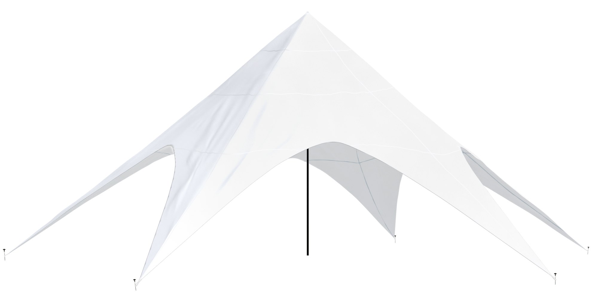 Gazebo Tendone A Stella 12 Metri diametro