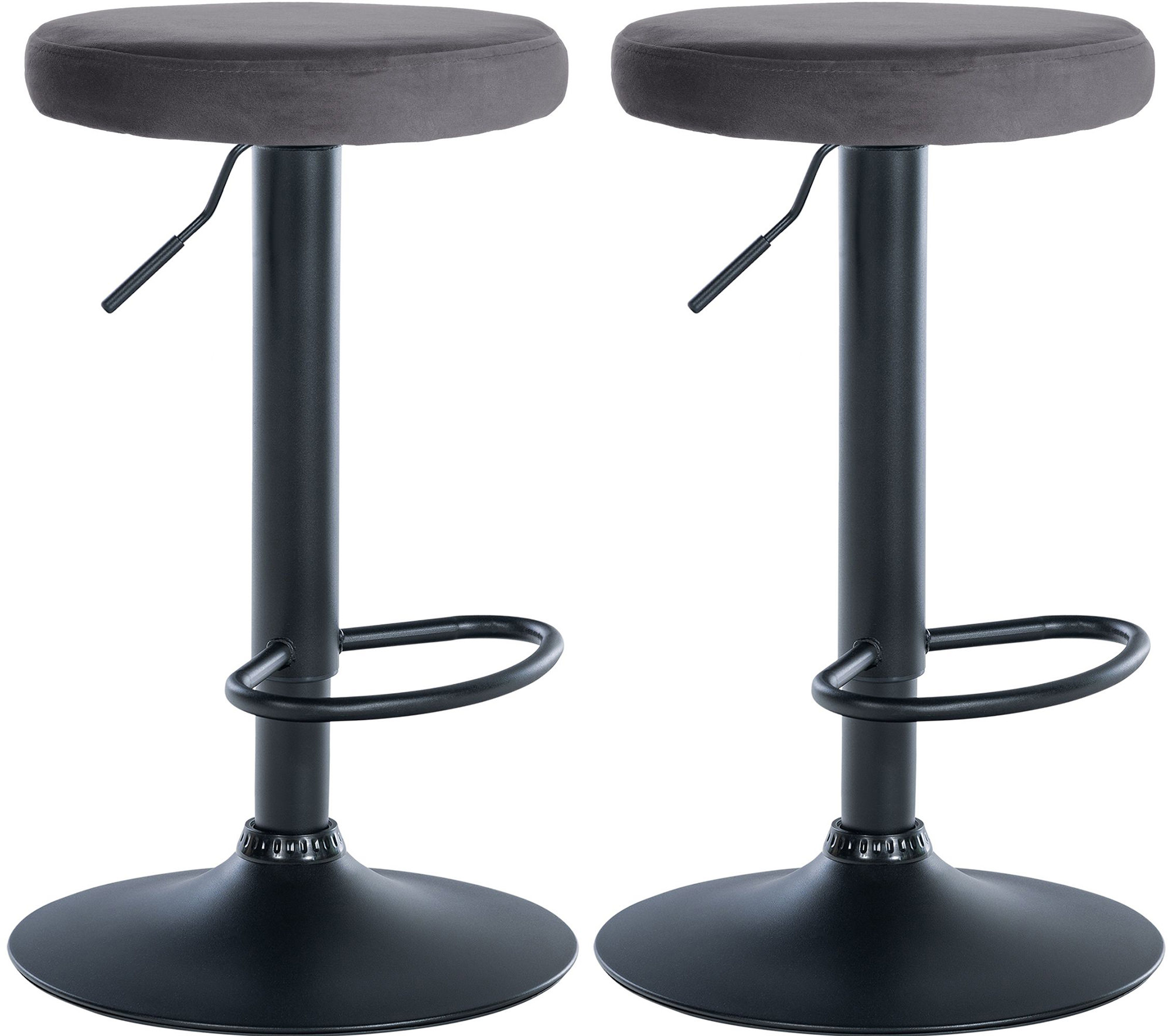 Set di 2 sgabelli da bar Ponte velvet